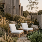 Quebec Outdoor Chair – White – no arms