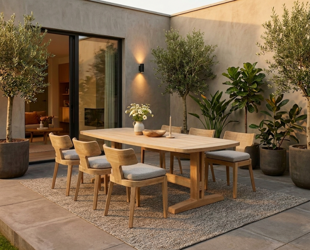 Tadoussac Armless chairs – dining table
