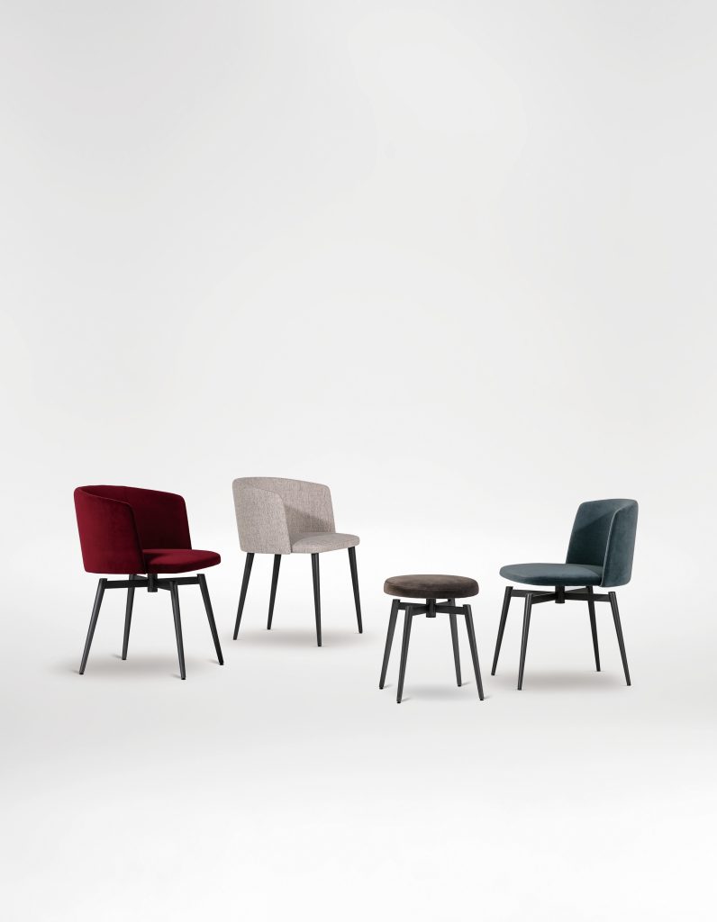 Swivel Dining Chair,BALLET-05,FLINT