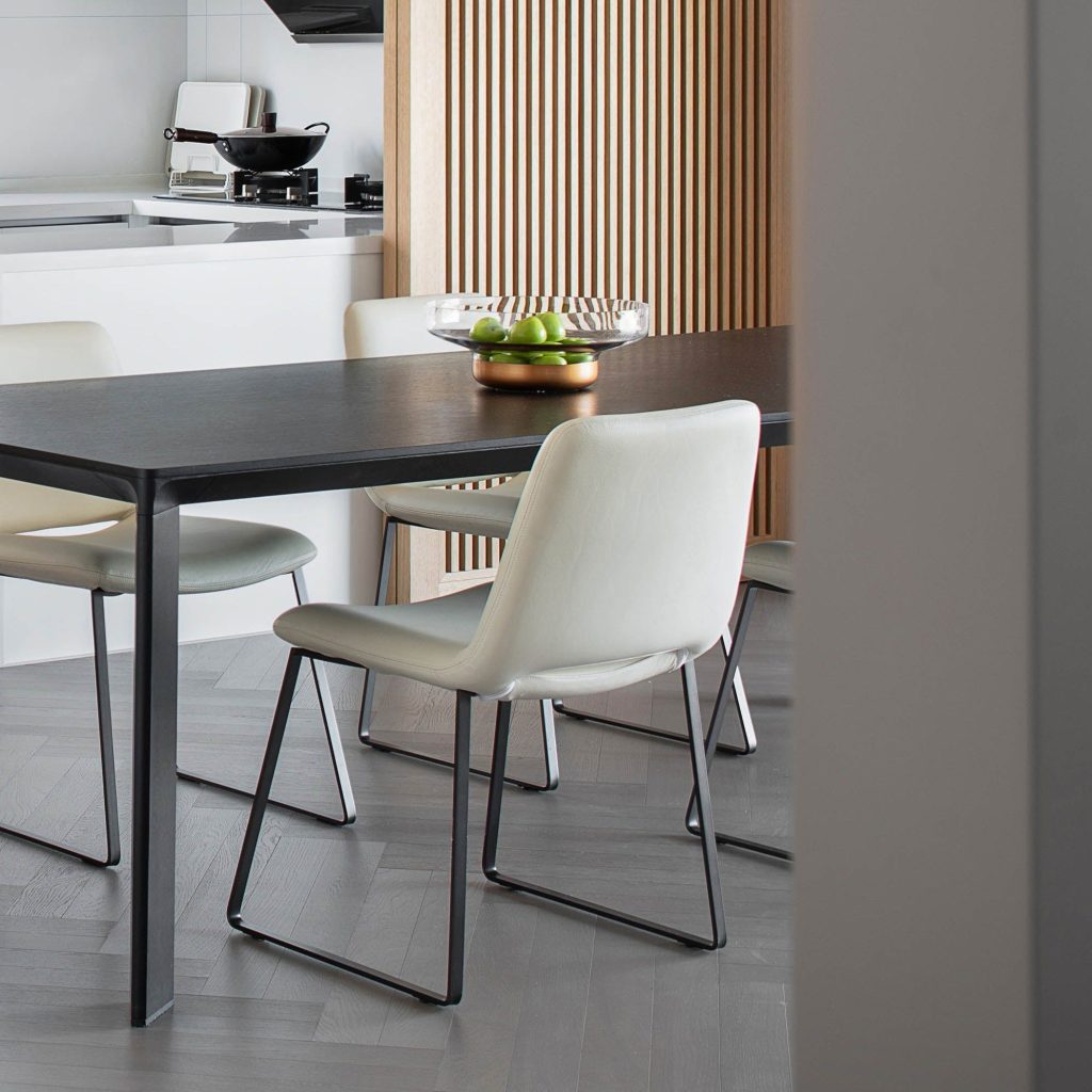 Dining Chair,WALTZ PLUS,PEBBLE
