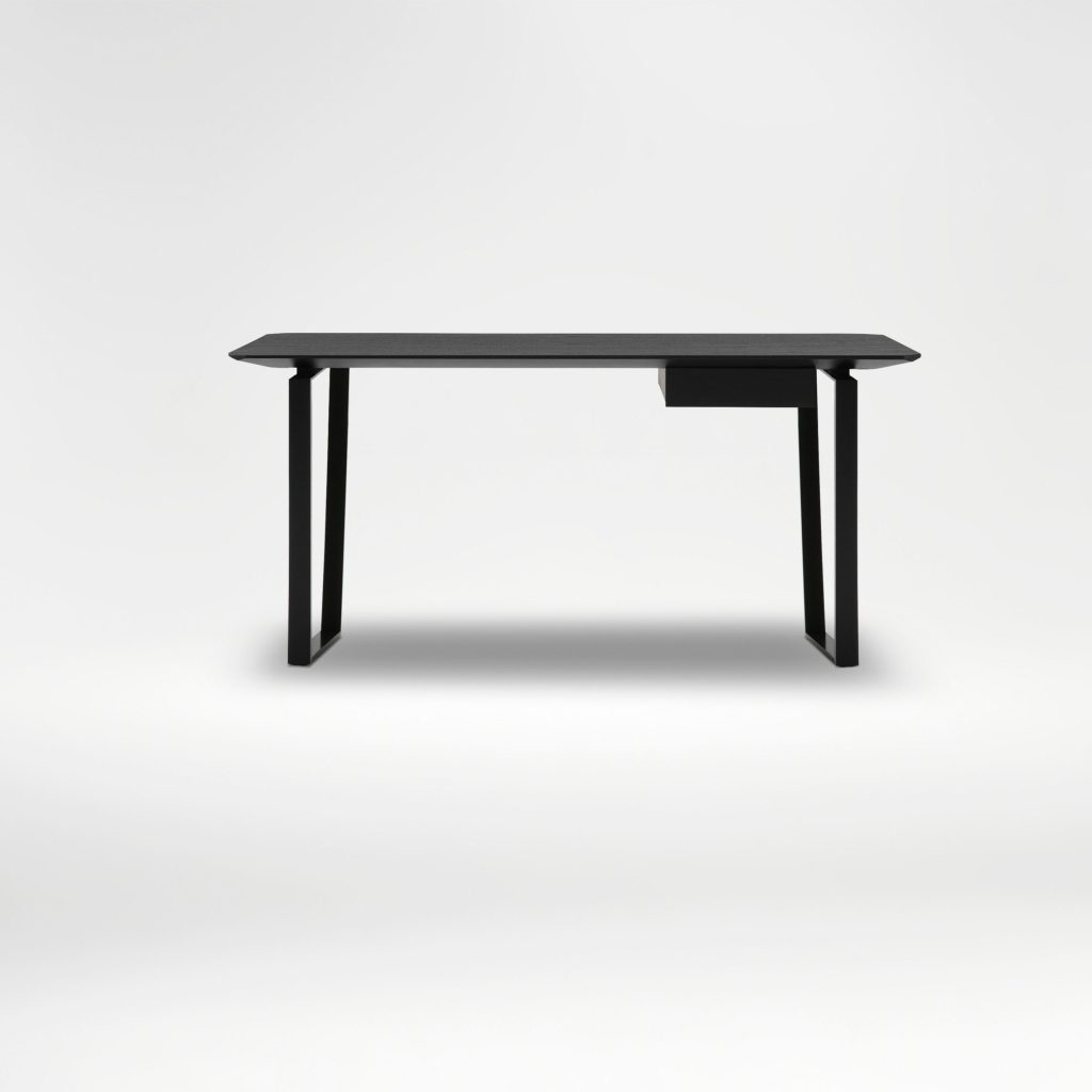 Desk,VERGE-01,Black Walnut